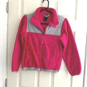 The North face fleece jacket. Girl's size 10/12 medium